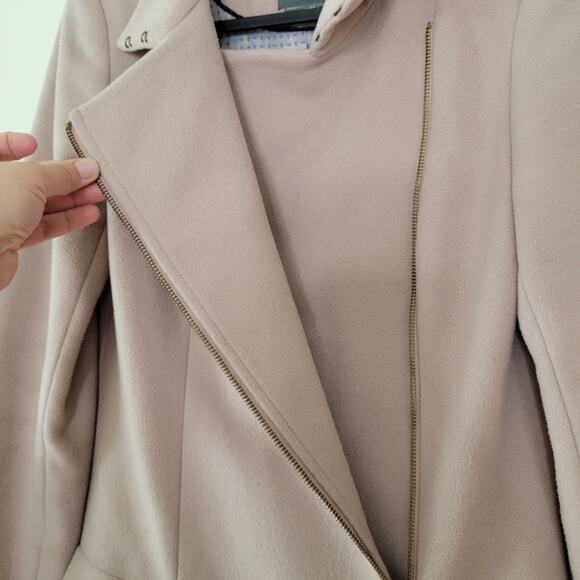 Marcs Dusty Pink Zip Coat - Picture 7 of 15